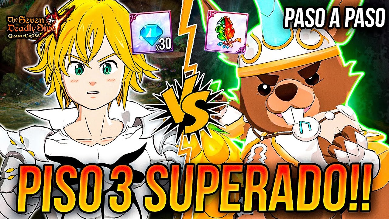 RATATOSK BESTIA DEMONIACA PISO 3 DERROTADO!!! 📈 GUÍA COMPLETA! 🙂 | Seven Deadly Sins: Grand Cross