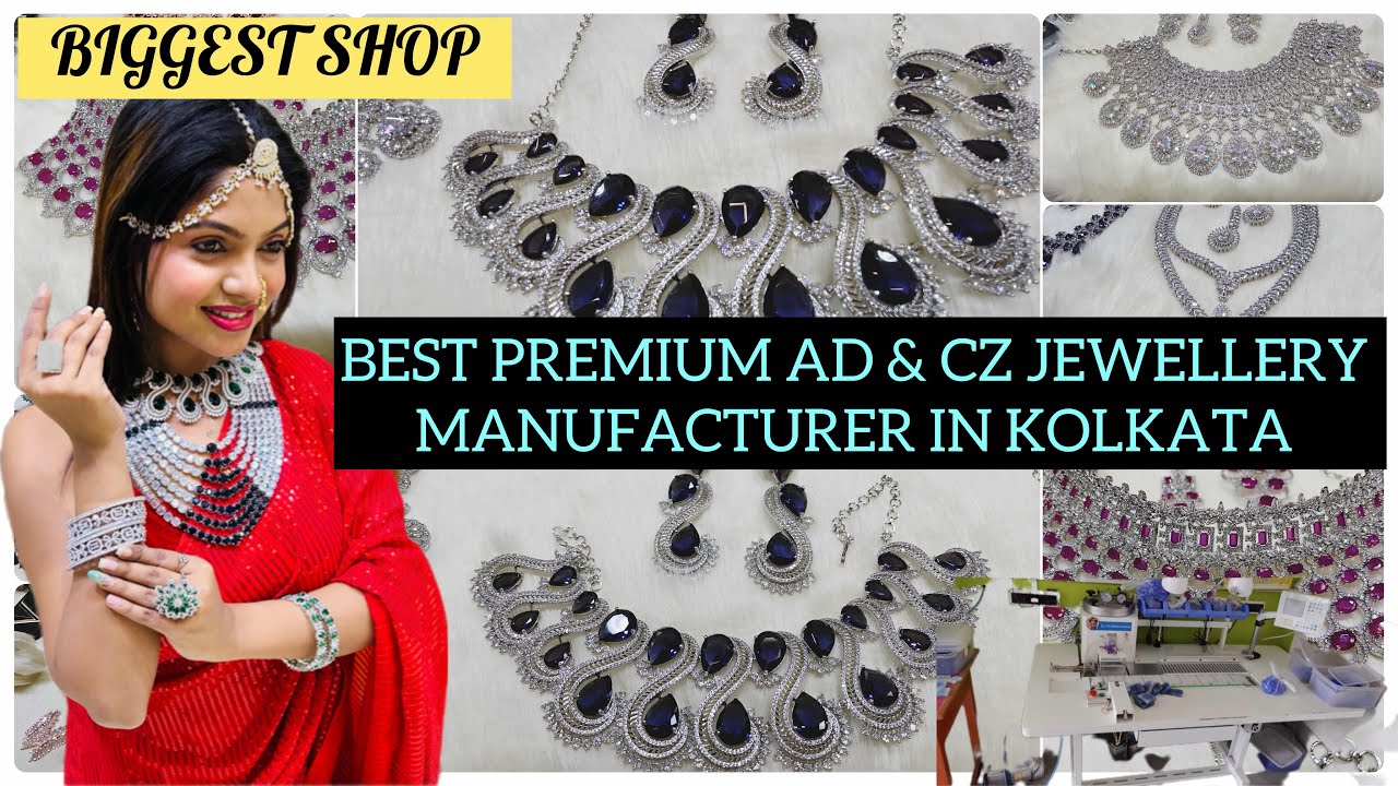Biggest AD & CZ Jewellery Manufacturer | AD Jewellery Shop | jewellery Shop In Kolkata