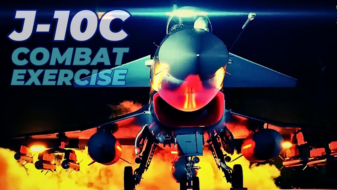 J-10C Jets Conduct Special Exercise Near Indian Border | 