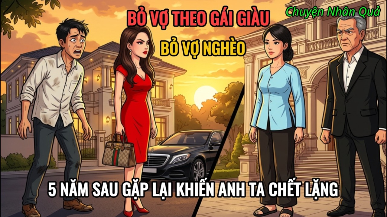 Chuyện Nhân Quả: CHỒNG BỎ VỢ NGHÈO THEO GÁI GIÀU – 5 NĂM SAU GẶP LẠI KHIẾN ANH TA CHẾT LẶNG