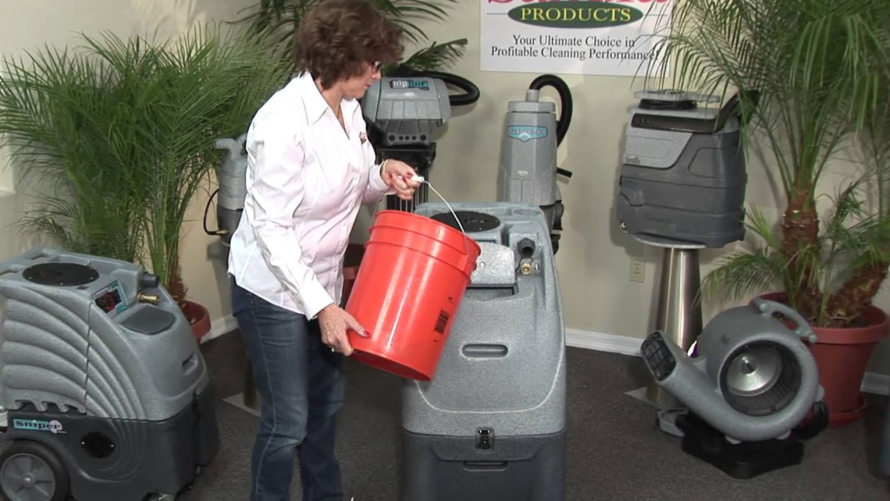 Sandia Products - 500 PSI Sniper 6- and 12-Gallon Heated Carpet Extractors Equipment Training Video