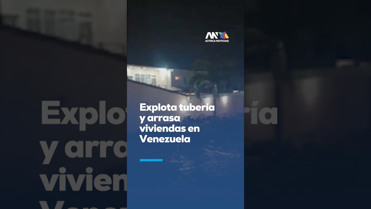 Tuber&iacute;a colaps&oacute; y desat&oacute; una inundaci&oacute;n masiva: 20 casas y 18 veh&iacute;culos afectados en Venezuela