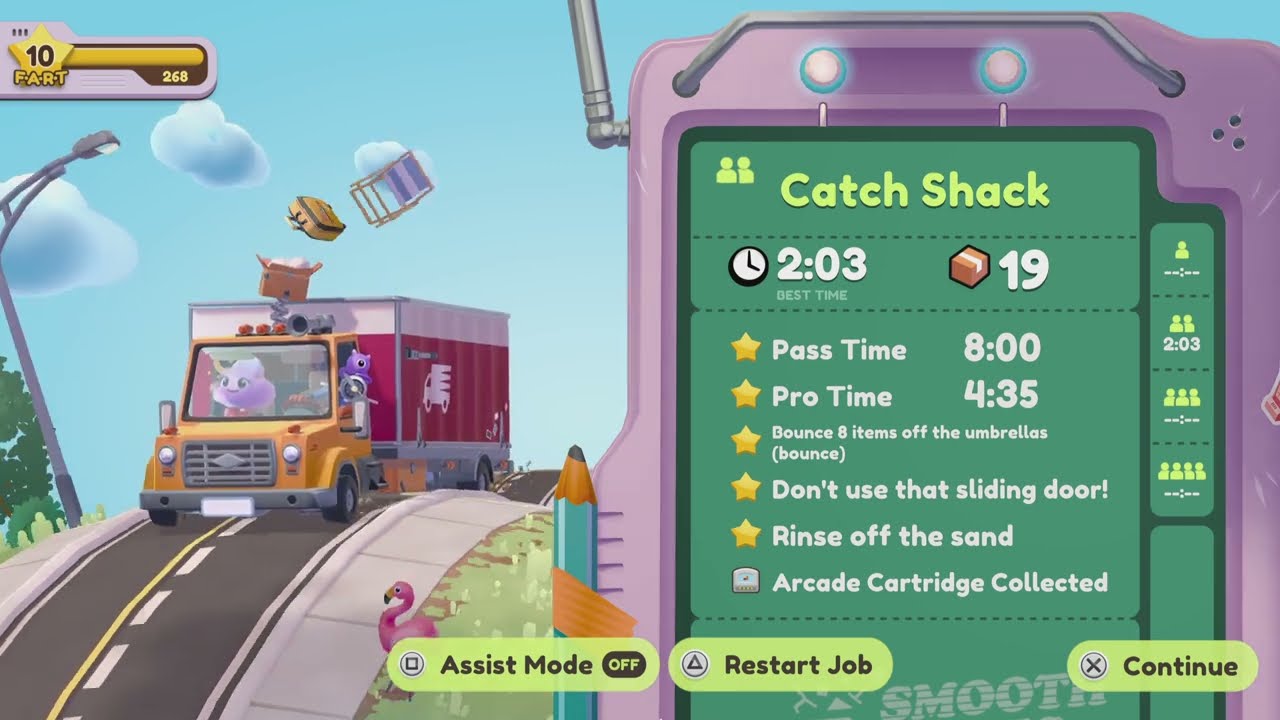 Moving Out 2 Catch Shack Speedrun 2 player 2:03