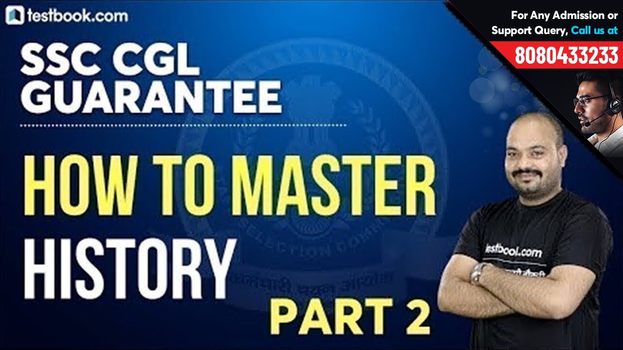 How to Master History for SSC CGL 2019 Part 2 | General Studies by Rituraj Sir | SSC History Class