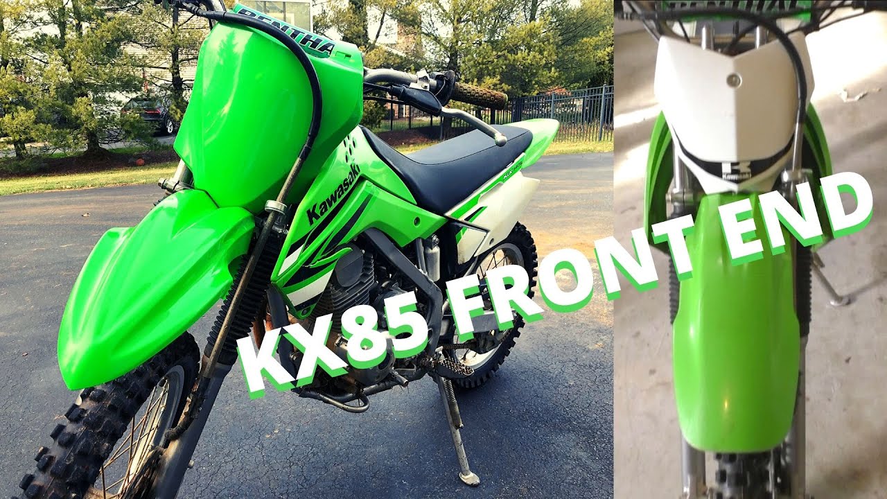 Серия KLX140 BUILD: Замена передней подвески на KX85