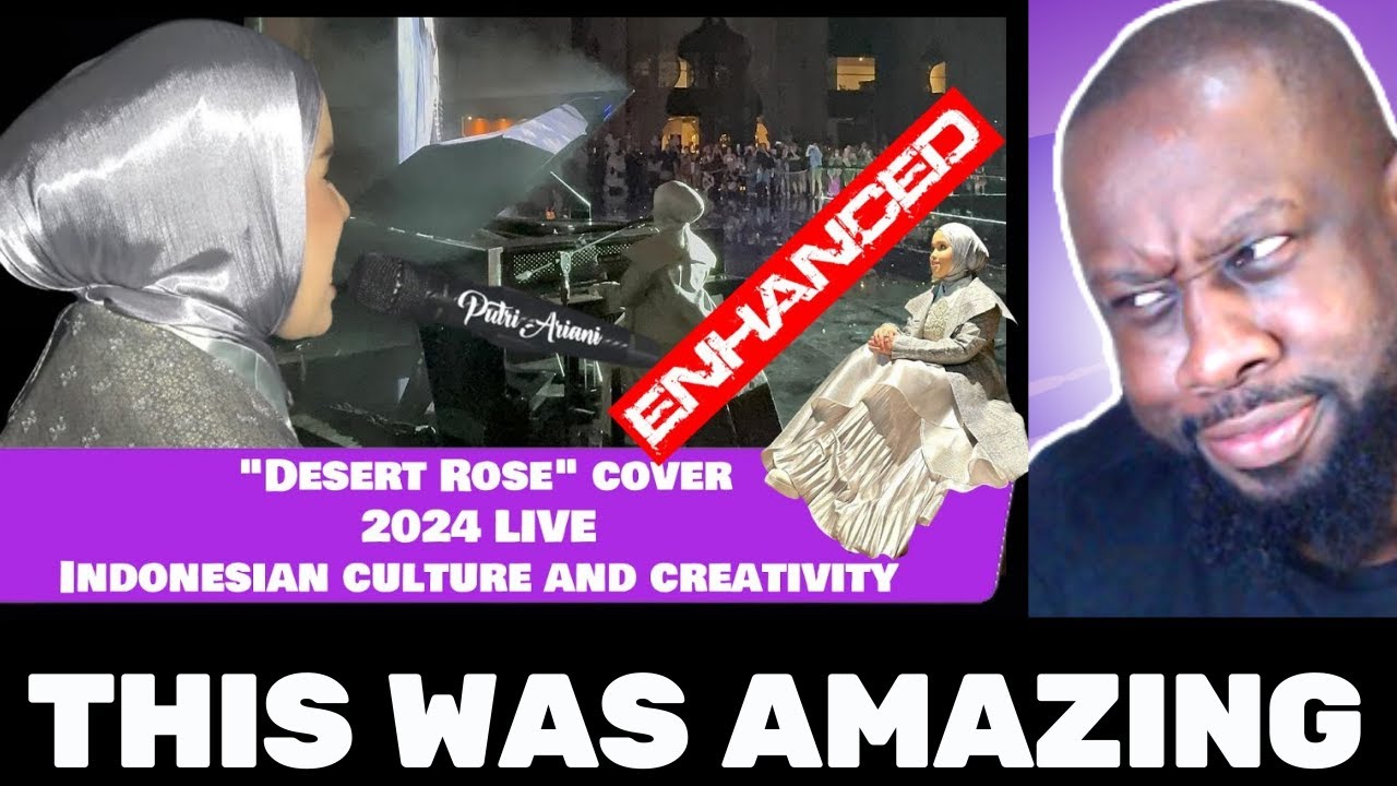 First Time Hearing Putri Ariani - Desert Rose cover LIVE | REACTION