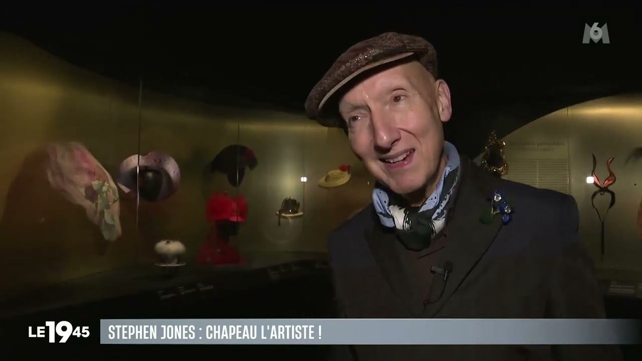 M6 JT 19.45 - Stephen Jones : chapeau l'artiste !