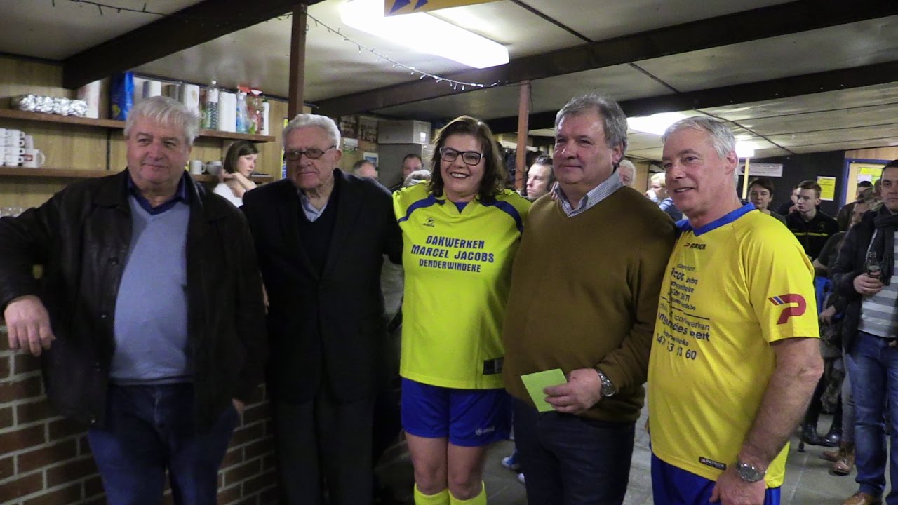 Freddy  & Armand Heymans 30 jaar voorzitter en secretaris  van Eendracht Winnik