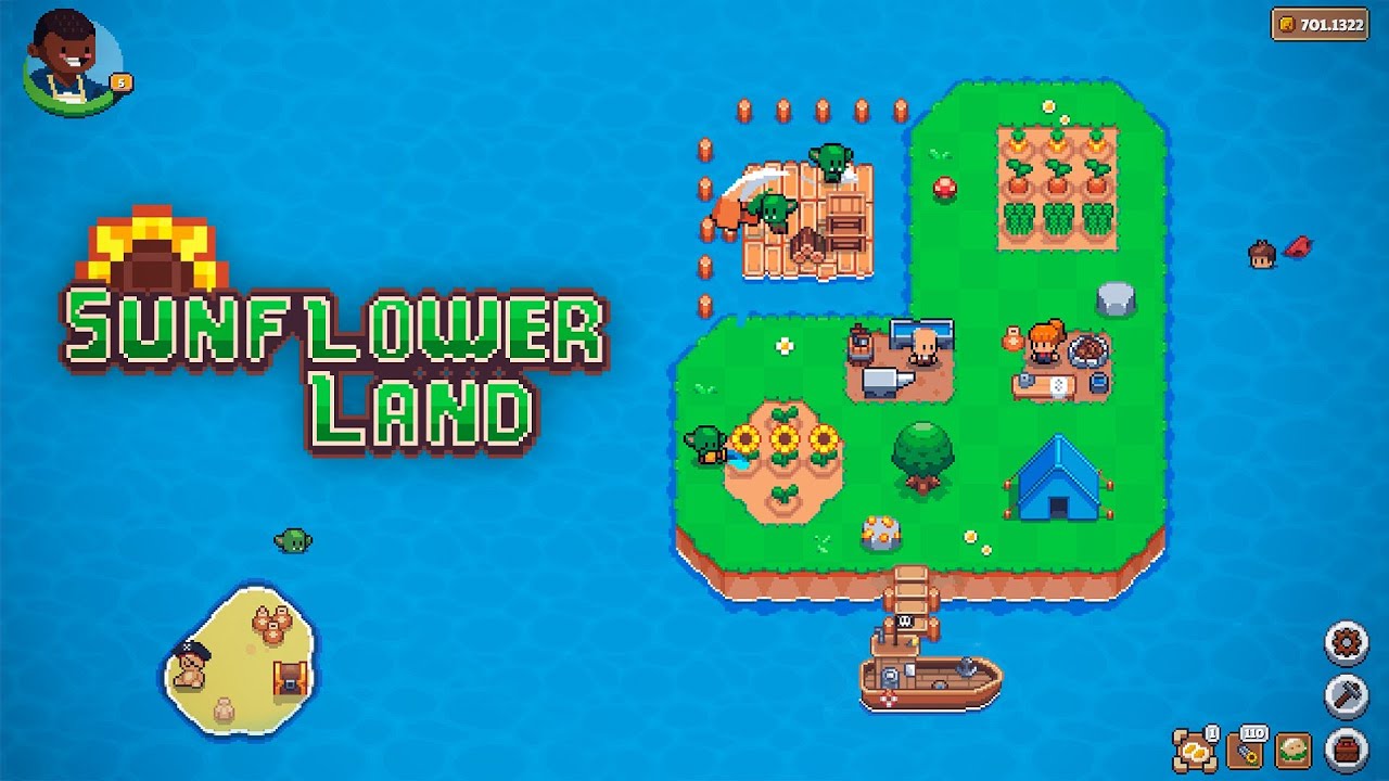 Sunflower land - новые NFT на острове сокровищ.