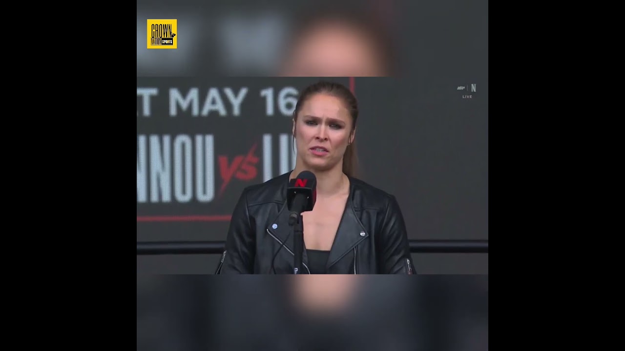 Ronda Rousey goes on a rant about UFC fighter pay at Ronda Rousey vs Gina Carano press conference