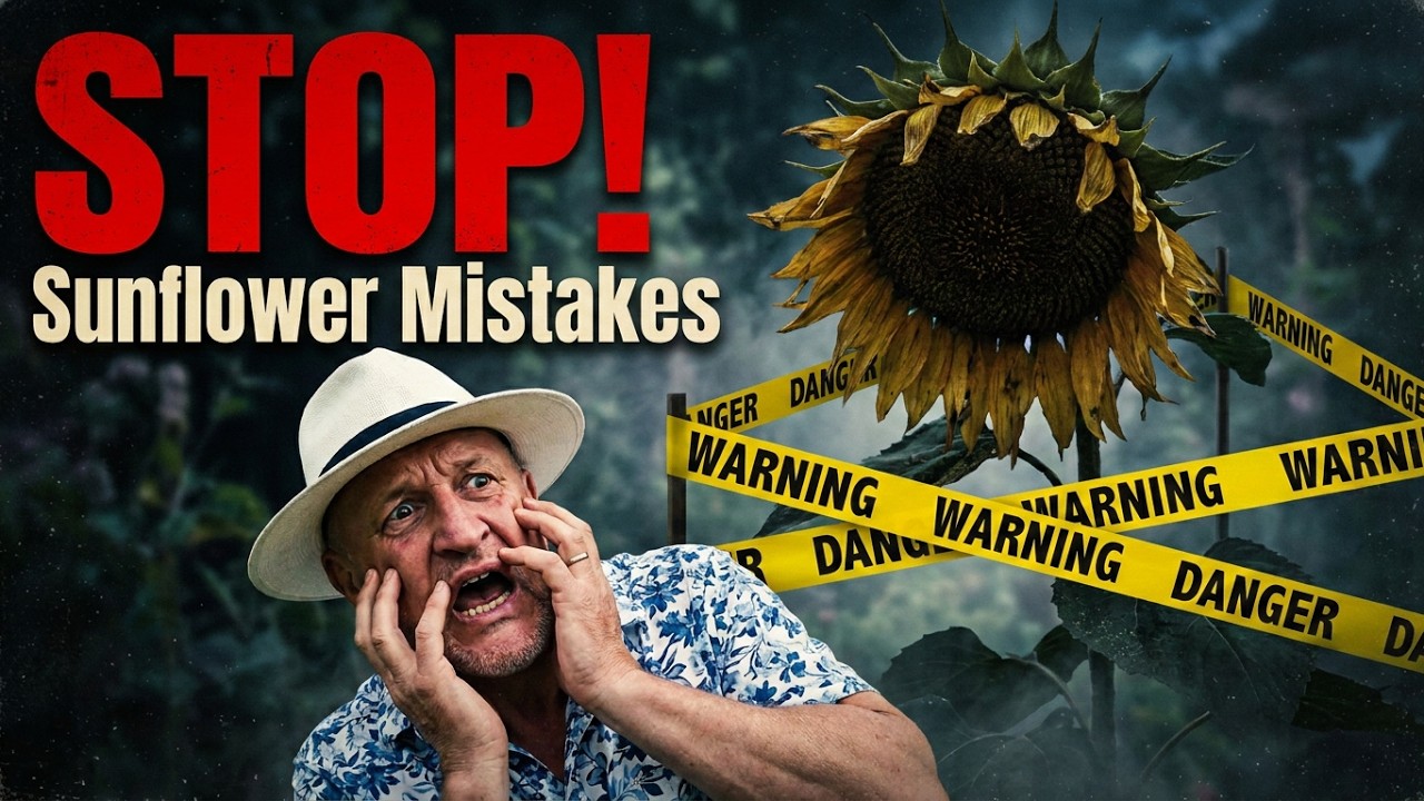 Five Mistakes to Avoid Growing Giant Sunflowers from seed