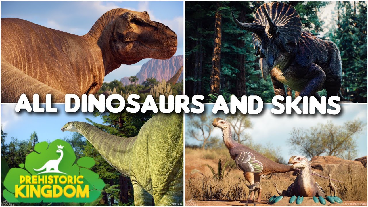 Prehistoric Kingdom: EVERY DINOSAUR & SKIN IN THE GAME - Featuring Nigel Marven (Update 15)