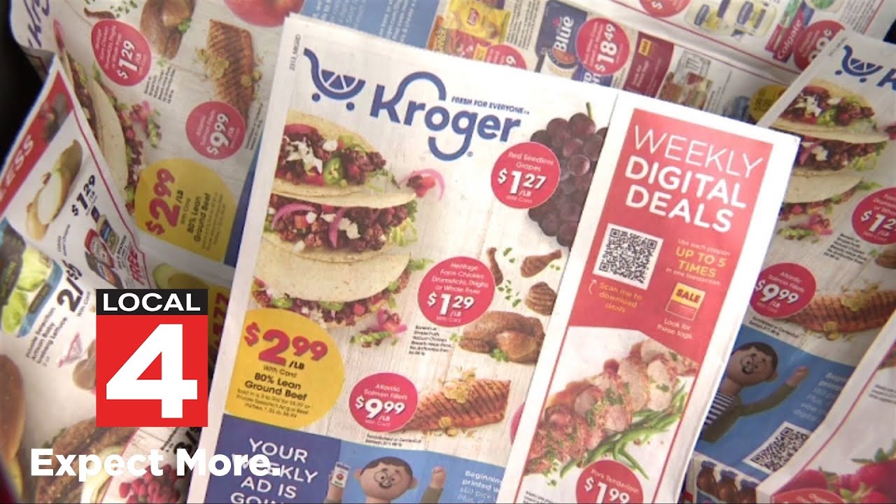 Kroger to end weekly newspaper circulars after high-tech update in US