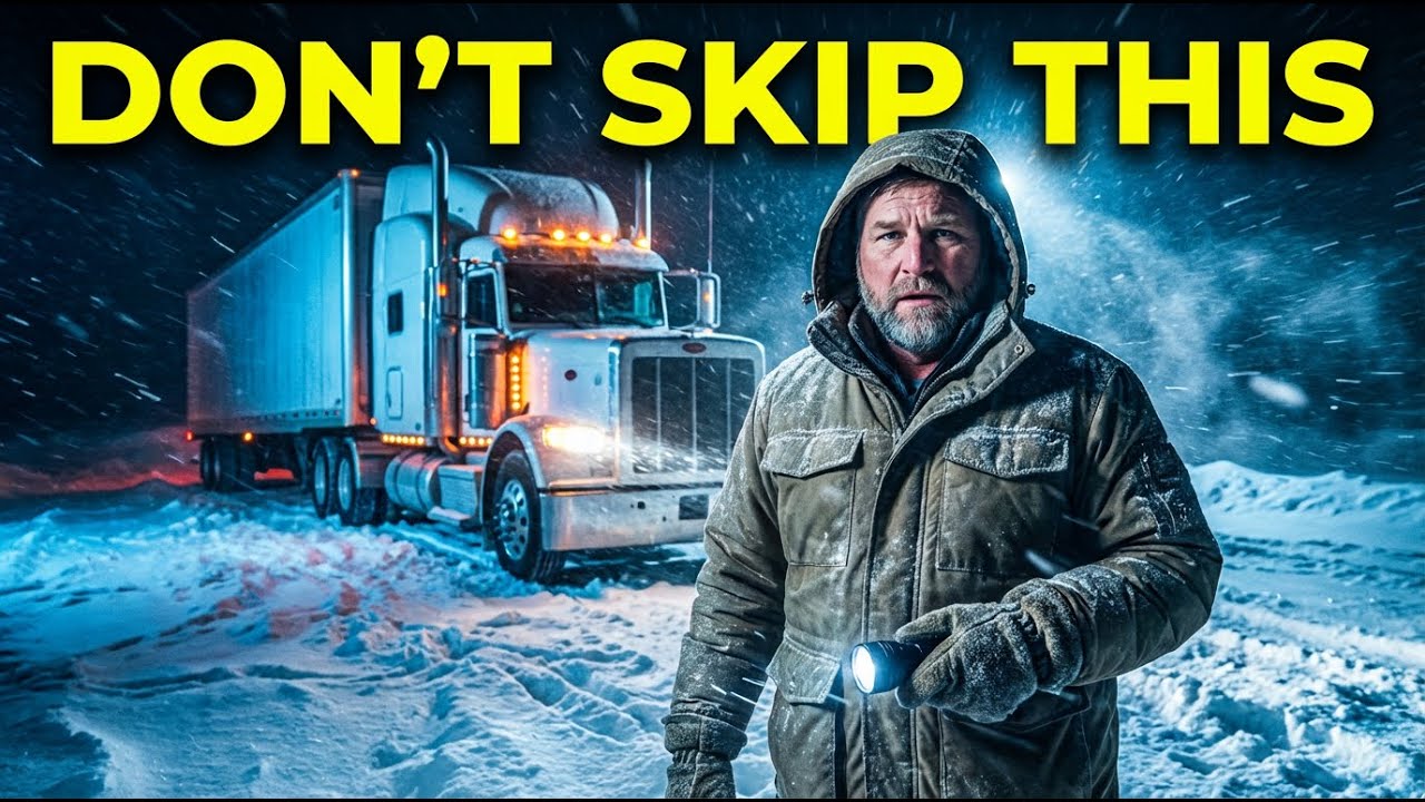 What Every Trucker Needs in Their Truck for Winter