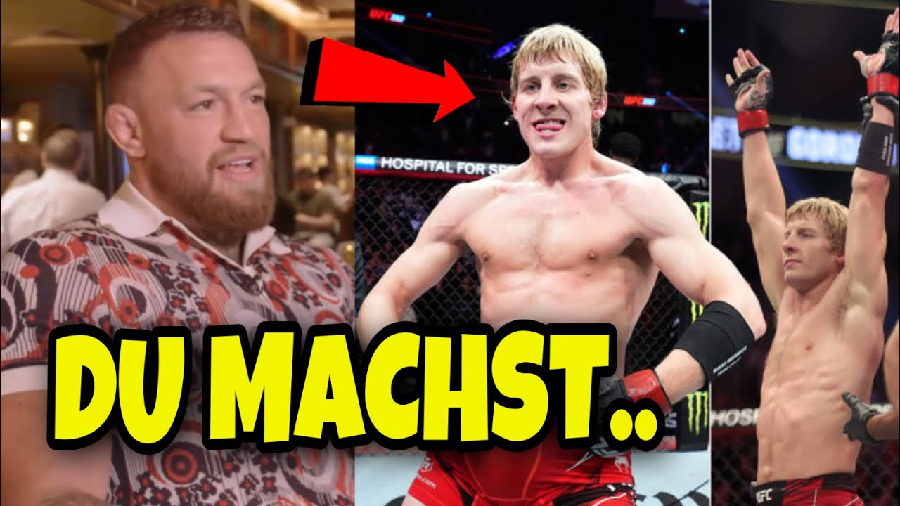 Conor McGregor REAGIERT auf Paddy Pimblett!