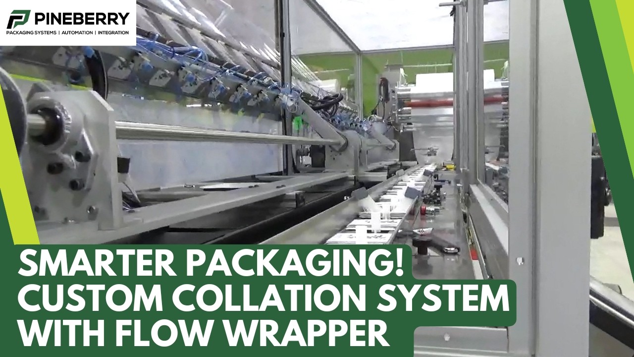SMARTER Packaging! Custom Collation System with Flow Wrapper