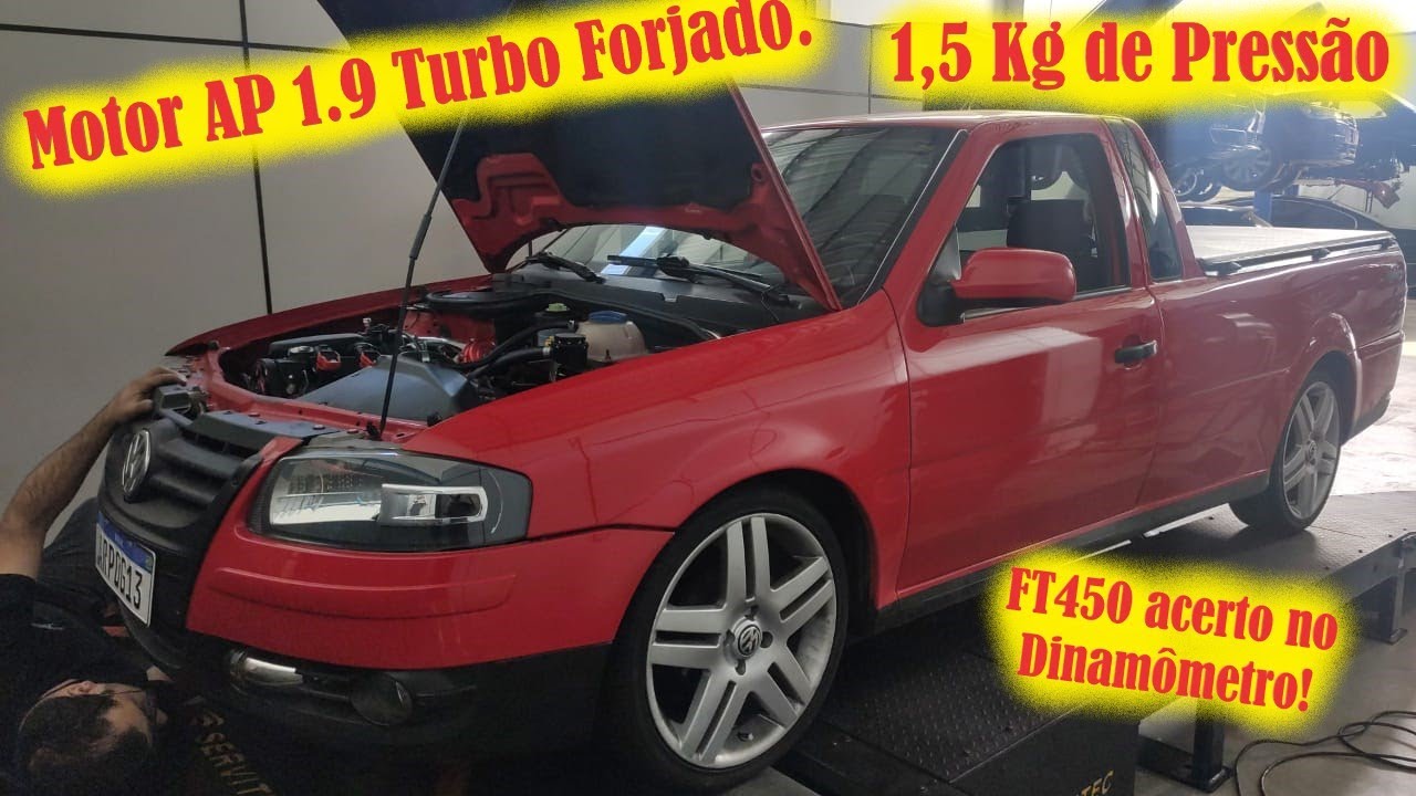 Motor AP Milinove Turbo Forjado com FT450, acerto completo no dinamômetro. 1.9 com 1.5Kg de Pressão!