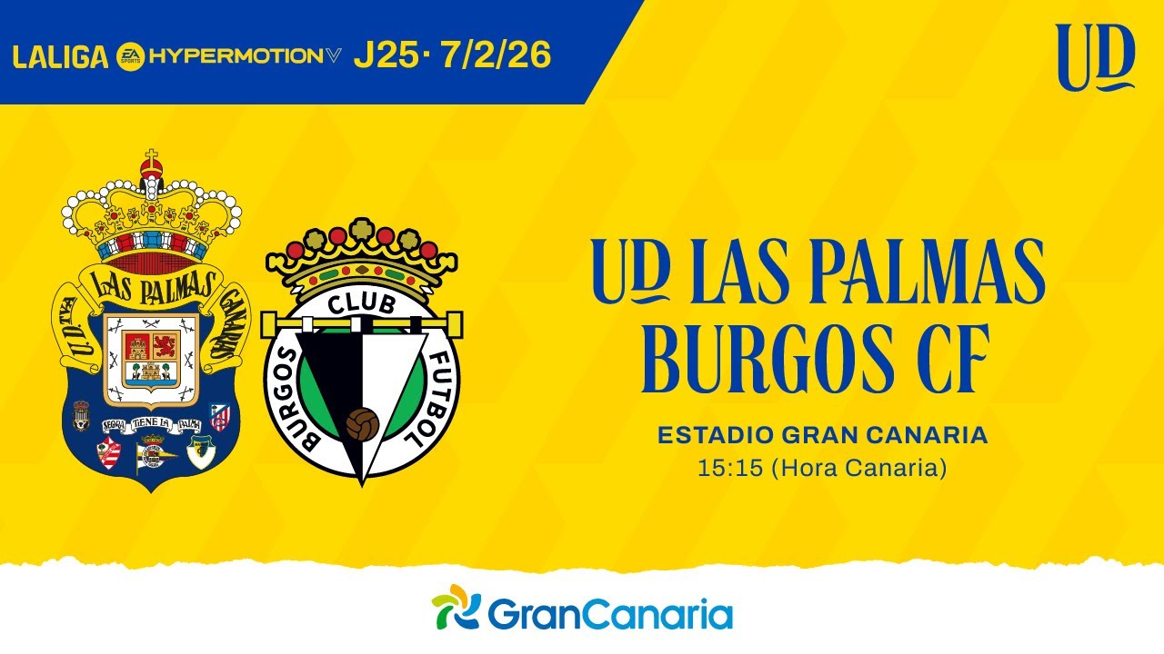 ¡No te pierdas el MINUTO Y RESULTADO frente al Burgos CF | UD Las Palmas