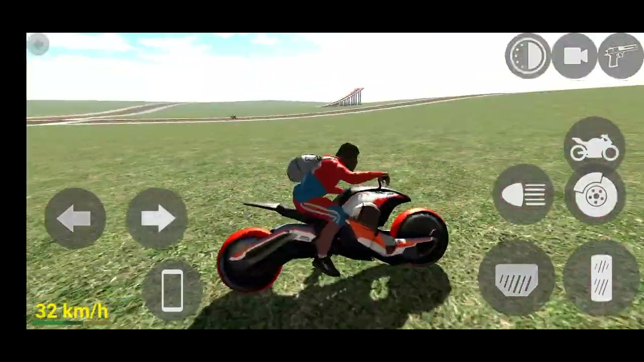 India bike game me kobera bike ride time #viral #video 