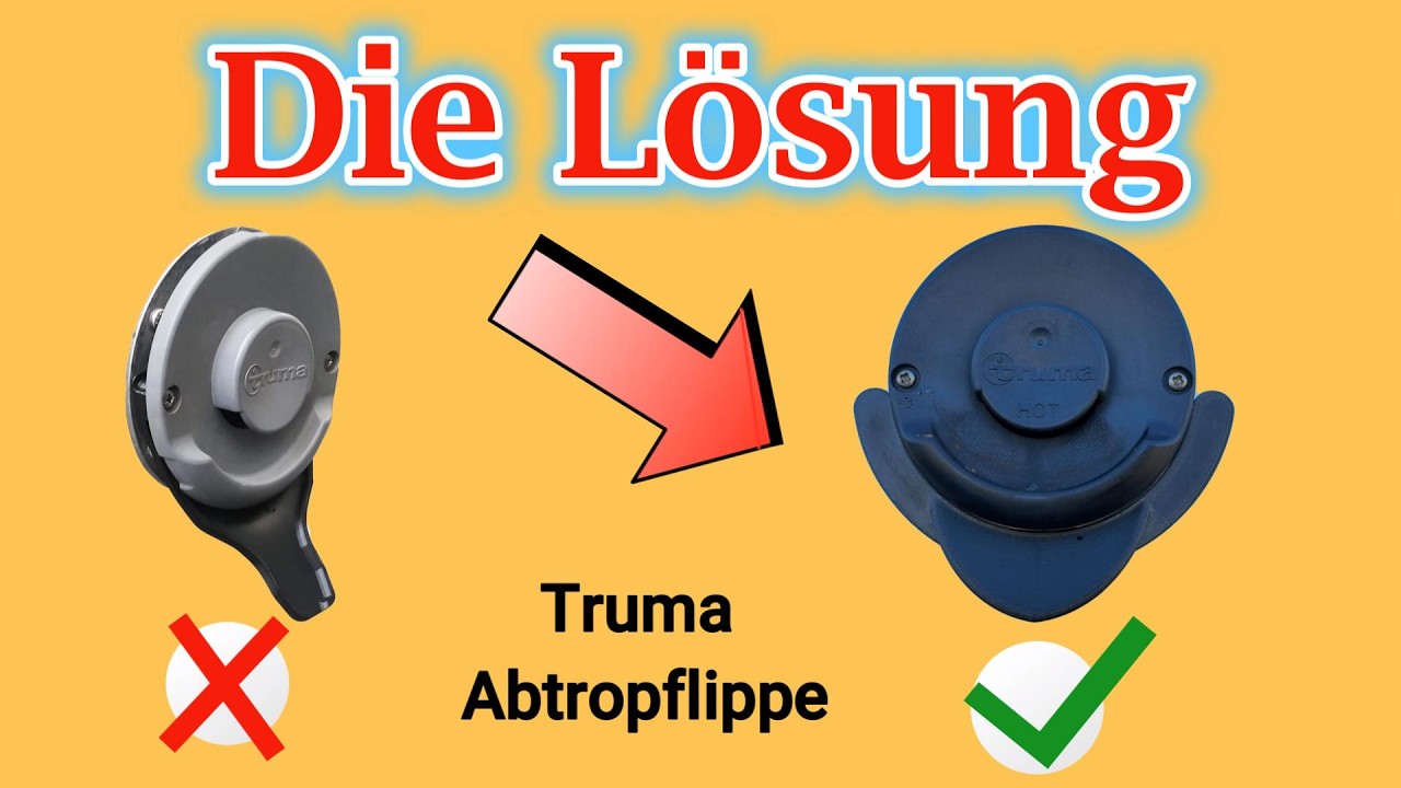 Kondenswasserablauf für Truma ! Die LÖSUNG ! Abtropflippe #Camping