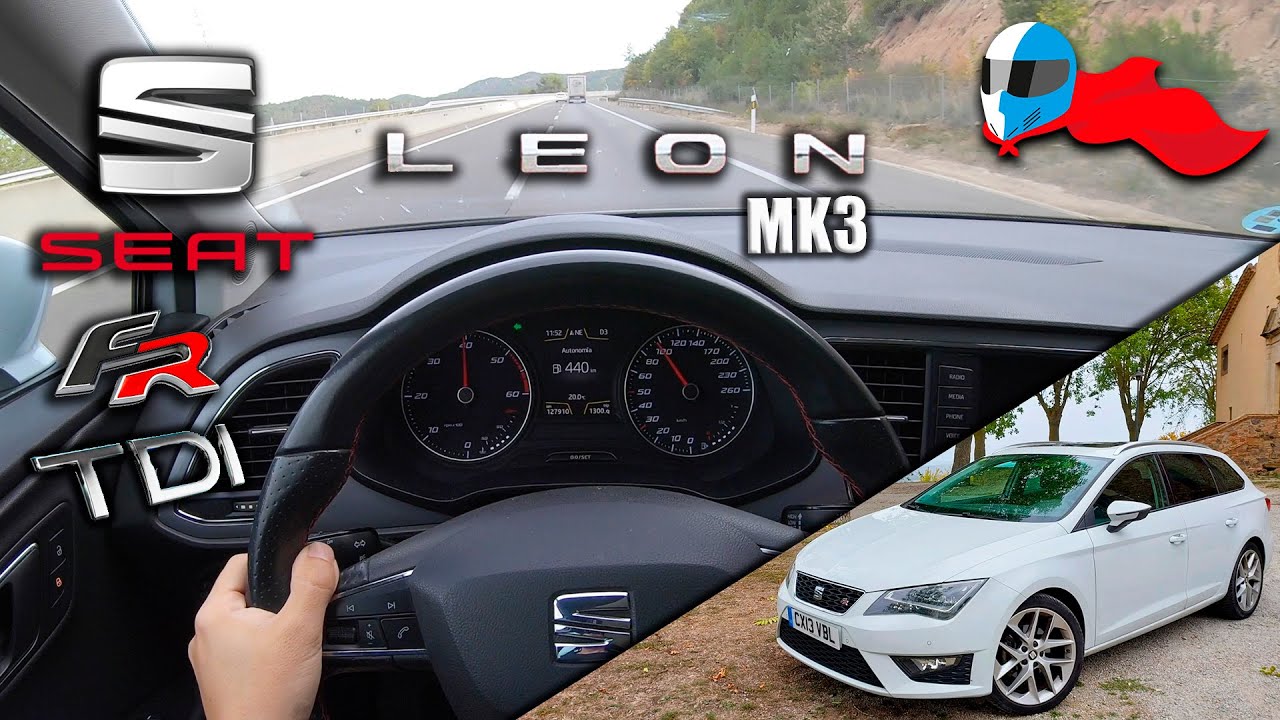2016 SEAT Leon FR ST 2.0 TDI (110kW) POV 4K [Test Drive Hero] #45 ACCELERATION, ELASTICITY & DYNAMIC