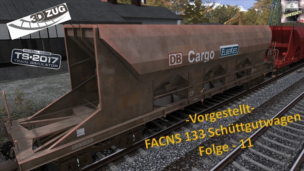 Vorstellung / FACNS 133 Schüttgutwagen / 3DZug / TS 2017 / Folge 11