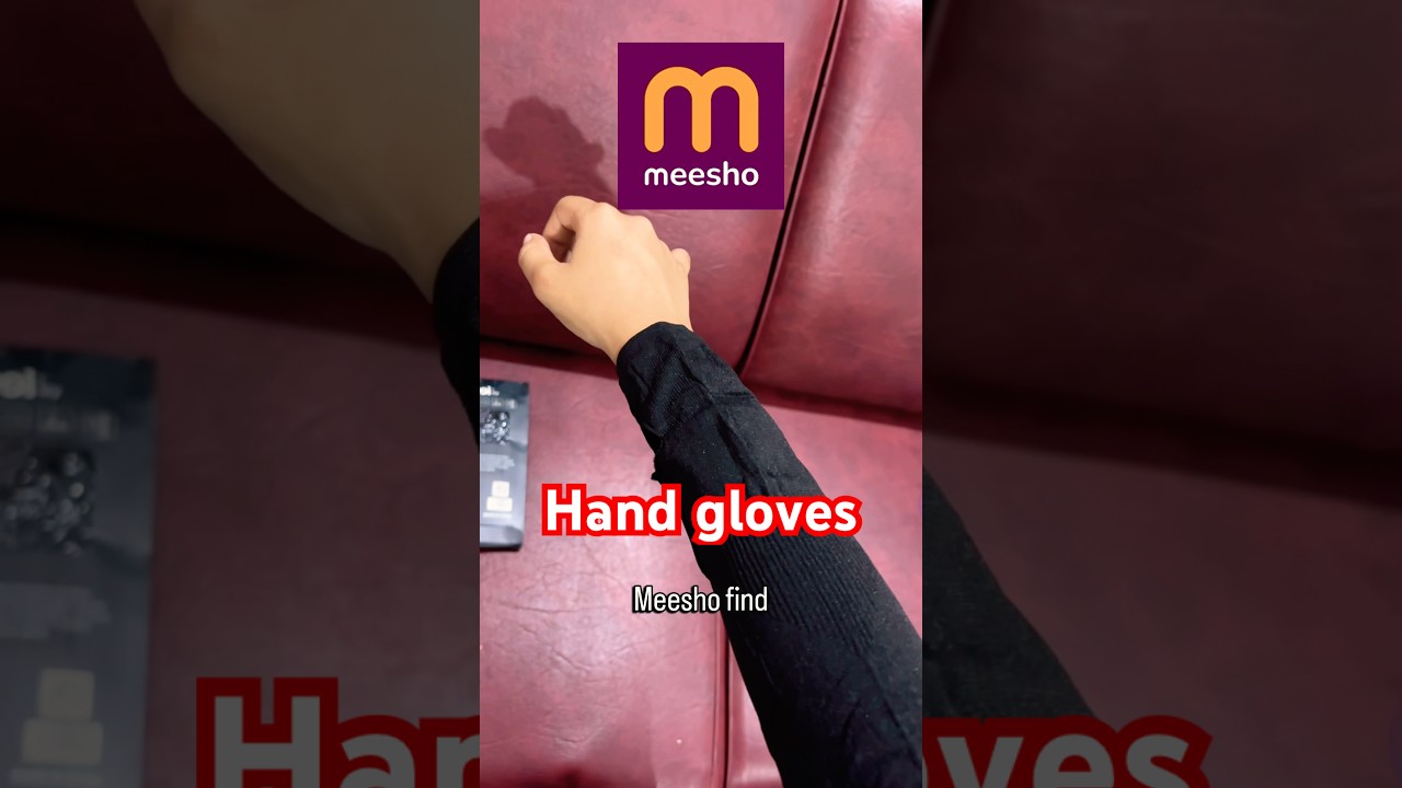 Hand gloves 🧤 #meesho #meeshohaul #gloves #subscribe