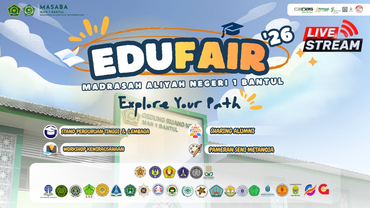 Pembukaan EDUFAIR MAN 1 Bantul 2026