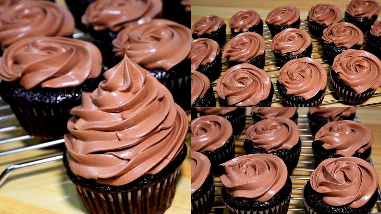 CHOCOLATE WHIPPED CREAM FROSTING • CUPCAKES & CAKE FROSTING