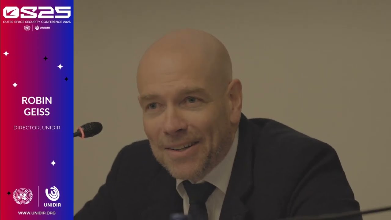 Welcome remarks and keynote conversation | Outer Space Security Conference 2025