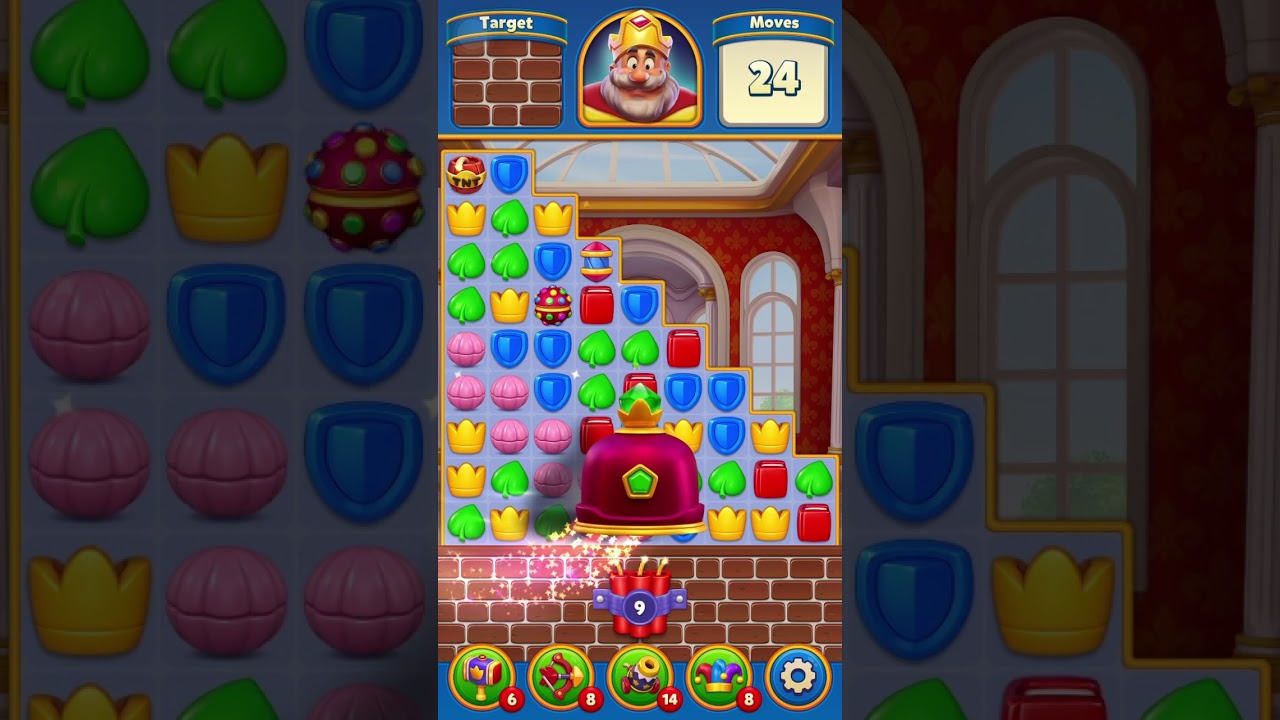 Royal Match Extremely Hard Level 12776 - 12777 - 12778 - 12779 - 12780 Area 146 Fire Pit Walkthroght