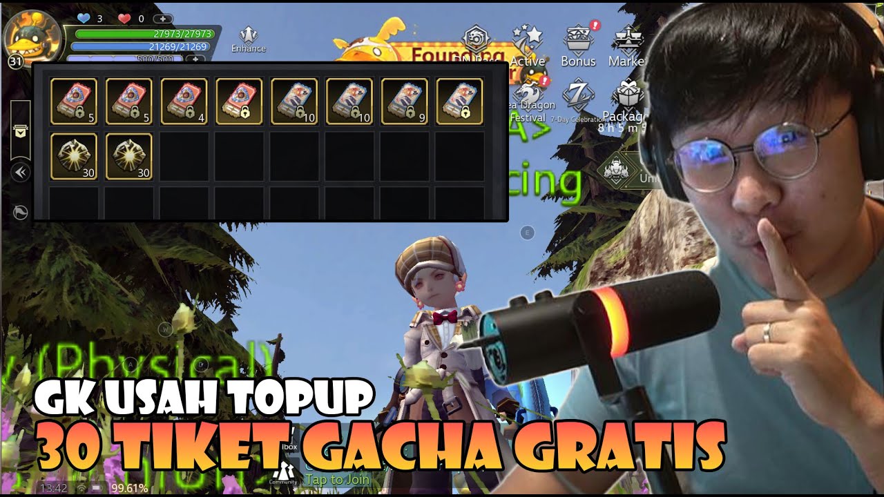 Dragon Nest M Classic ! CARA  MENDAPATKAN 30 GACHA TIKET GRATIS TANPA TOPUP APAPUN !