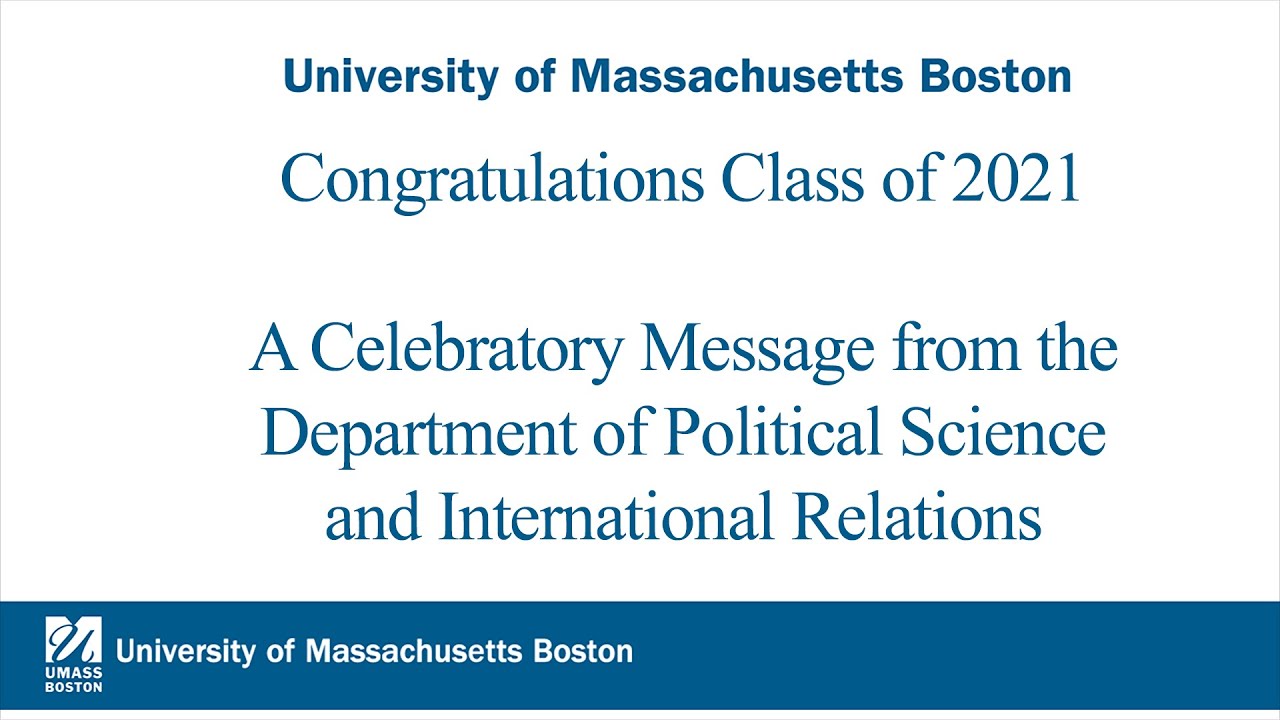 2021 Political Science Graduation Celebration