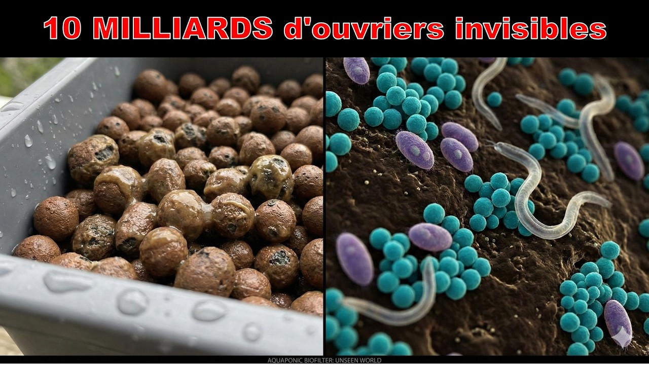 🦠 Les ouvriers invisibles de l'aquaponie