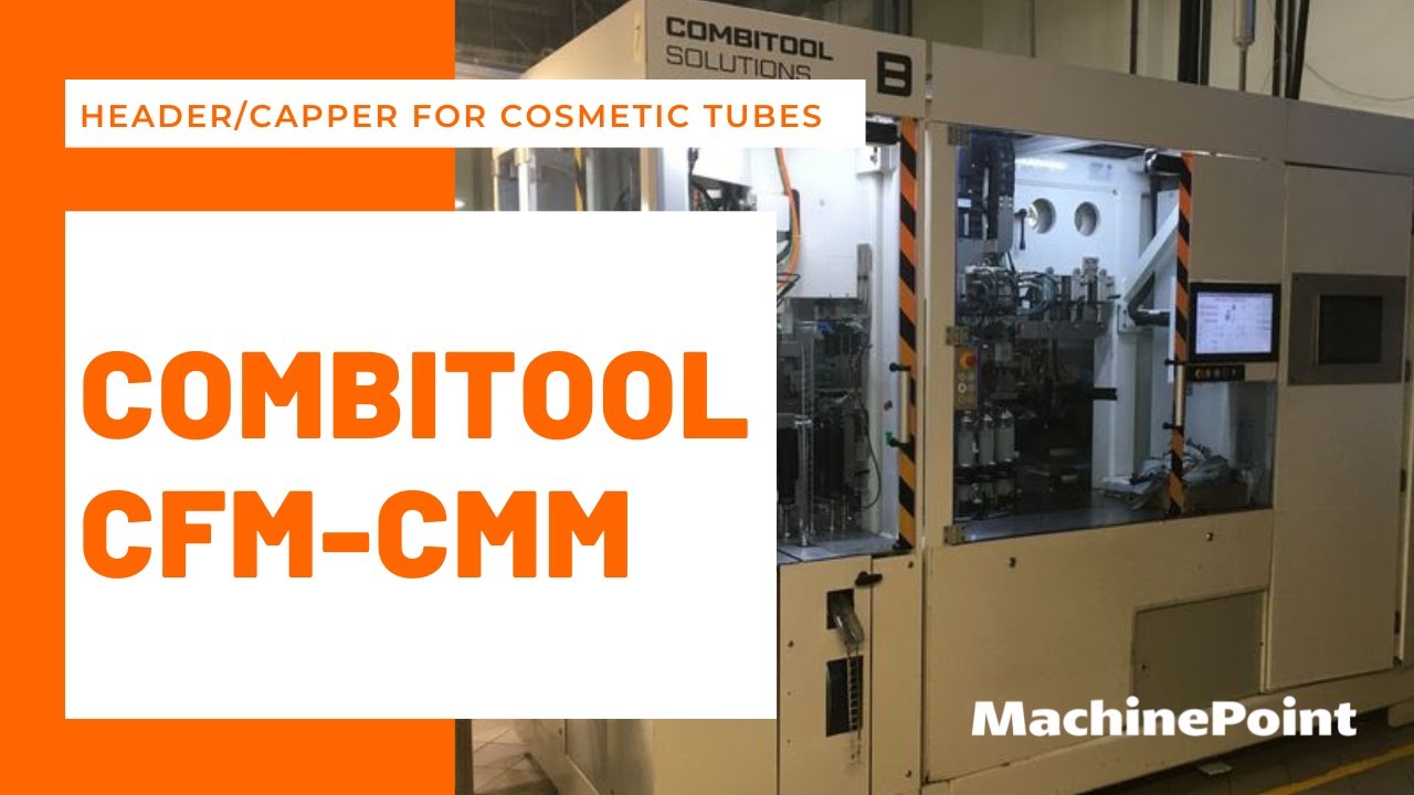 COMBITOOL CFM-CMM Header/Capper for cosmetic tubes | COMBITOOL Machines