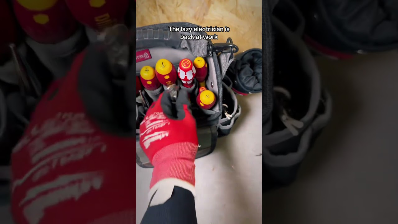 Lazy electrician using tools | #fok #electrictools #electrician