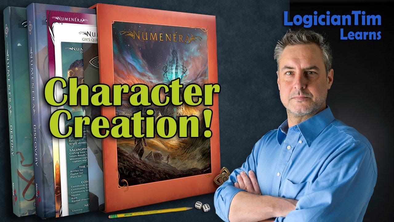 Numenera RPG - Character Creation! Stats, Effort, Classes, and more!