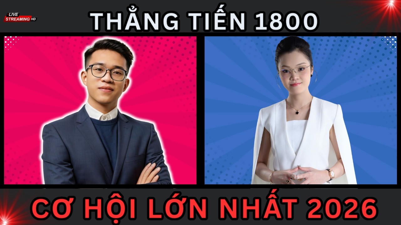 XEM NGAY: VNINDEX Thẳng Tiến 1800 - Cơ Hội Lớn Nhất Năm 2026! | Đừng Bỏ Lỡ!