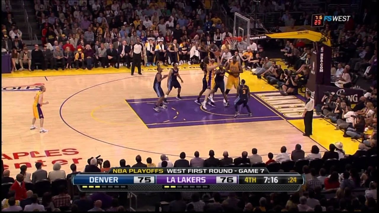 Lakers vs Nuggets Highlights (12.05.2012) Game 7 Playoffs 2012