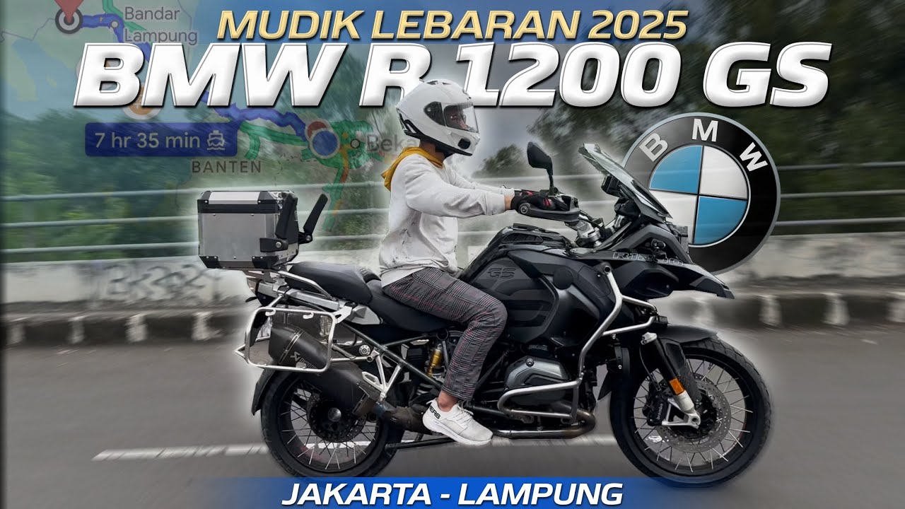 TOURING PAKAI MOTOR SEHARGA BUS, SENYAMAN APA⁉️Trip Jakarta - Lampung with BMW R 1200 GS K51