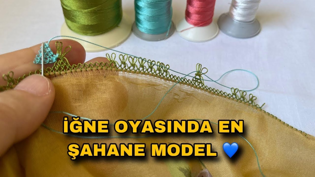Yılların iğne oyacısıyım gördüğüm en şahane modellerden biri bu | Muhteşem iğne oyası örneği