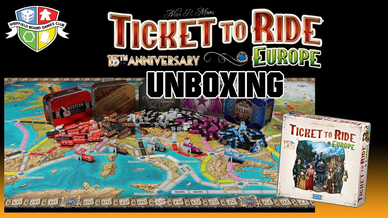 Ticket to Ride 15th Anniversary - Unboxing and comparison