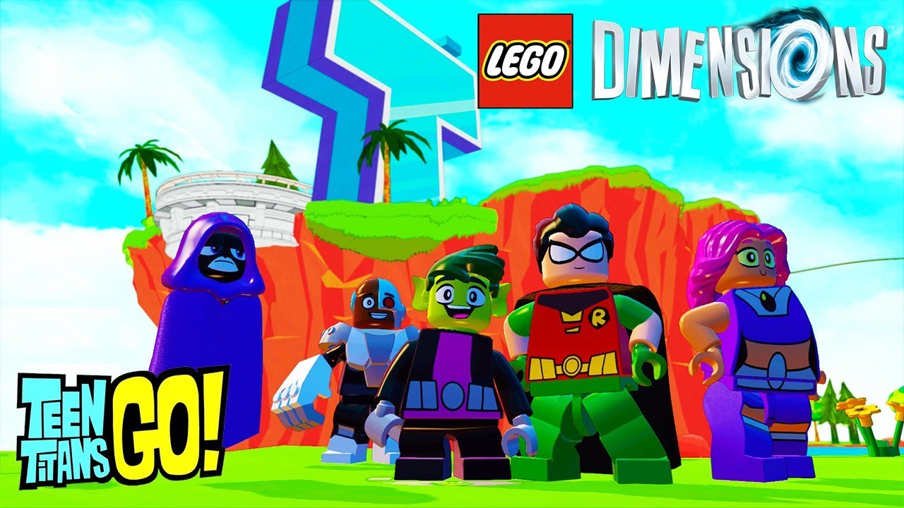 LEGO Dimension Teen Titans Go Adventure World Free Roam (Beast Boy, Raven Starfire, Robin, Cyborg)