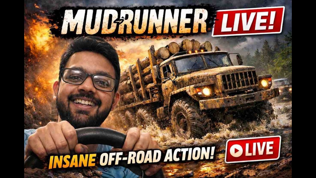 THIS TRUCK WILL NOT STOP 😱 | MudRunner LIVE 🔴 Extreme Mud Driving