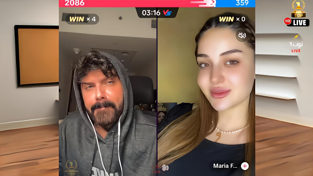 جلسة وناسة ثانيه ♥️عمار الكوفي و ماريا ملكة جمال العراق🤩