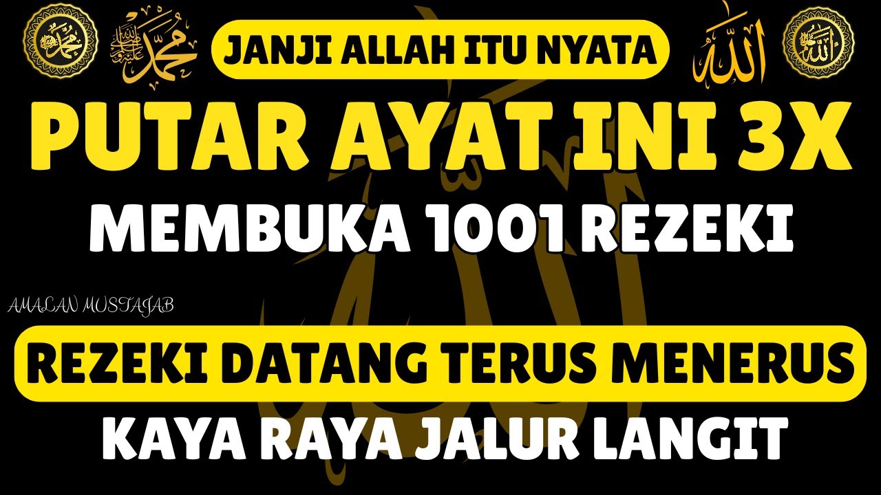 JANGAN KAGET !!! RAHASIA ZIKIR 21x SEHABIS SHOLAT FARDHU, UANG DATANG TANPA DIMINTA