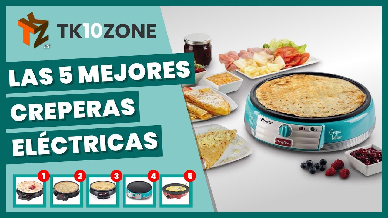 Las 5 mejores creperas el&eacute;ctricas