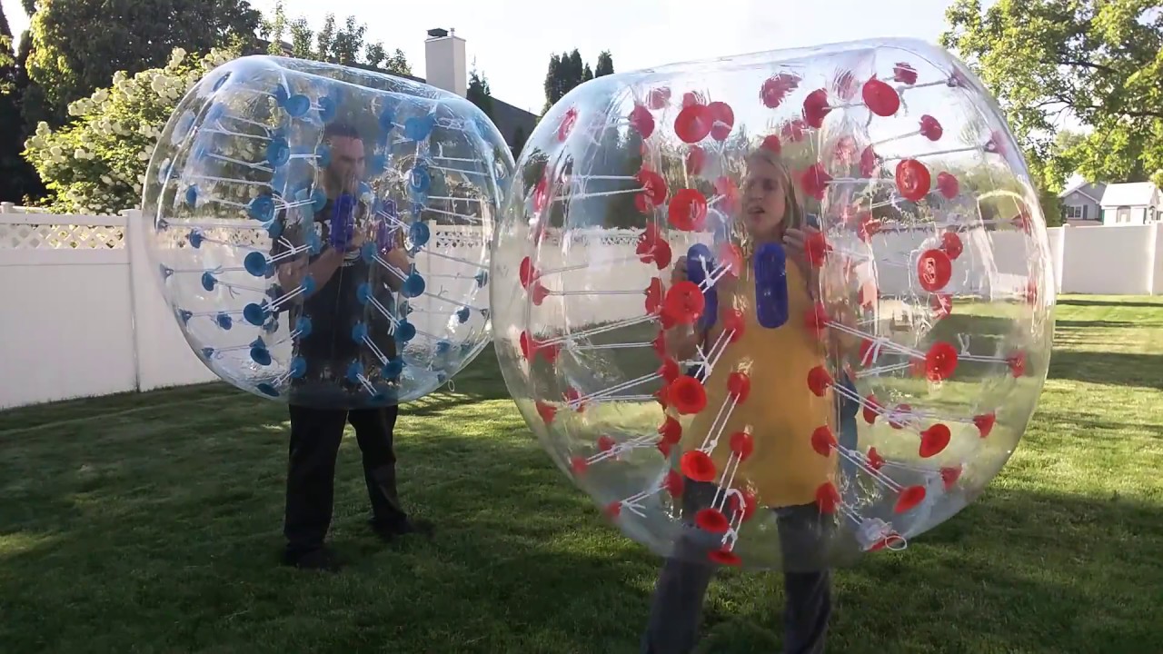 Holleyweb™ Red Bubble Soccer Ball Dia 5' (1.5m) Human Inflatable Bumper Bubble Balls