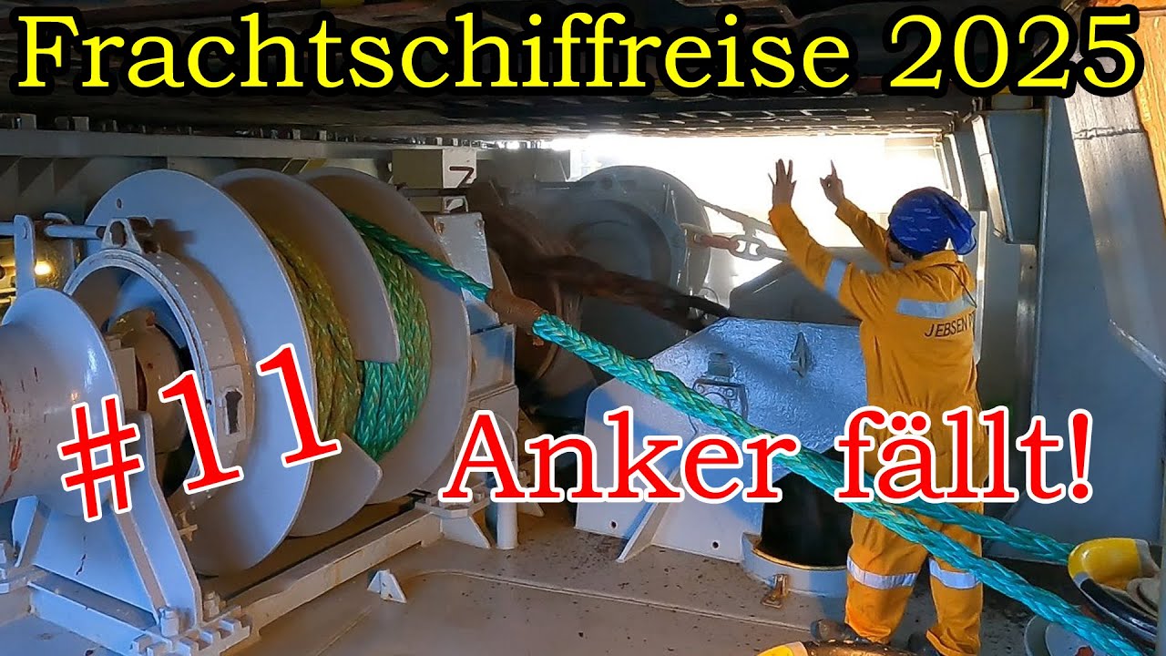 Mit MS HENNEKE RAMBOW auf Frachtschiffreise 2025 | #11 Ankerman&ouml;ver vor Cadiz | Containerschiff