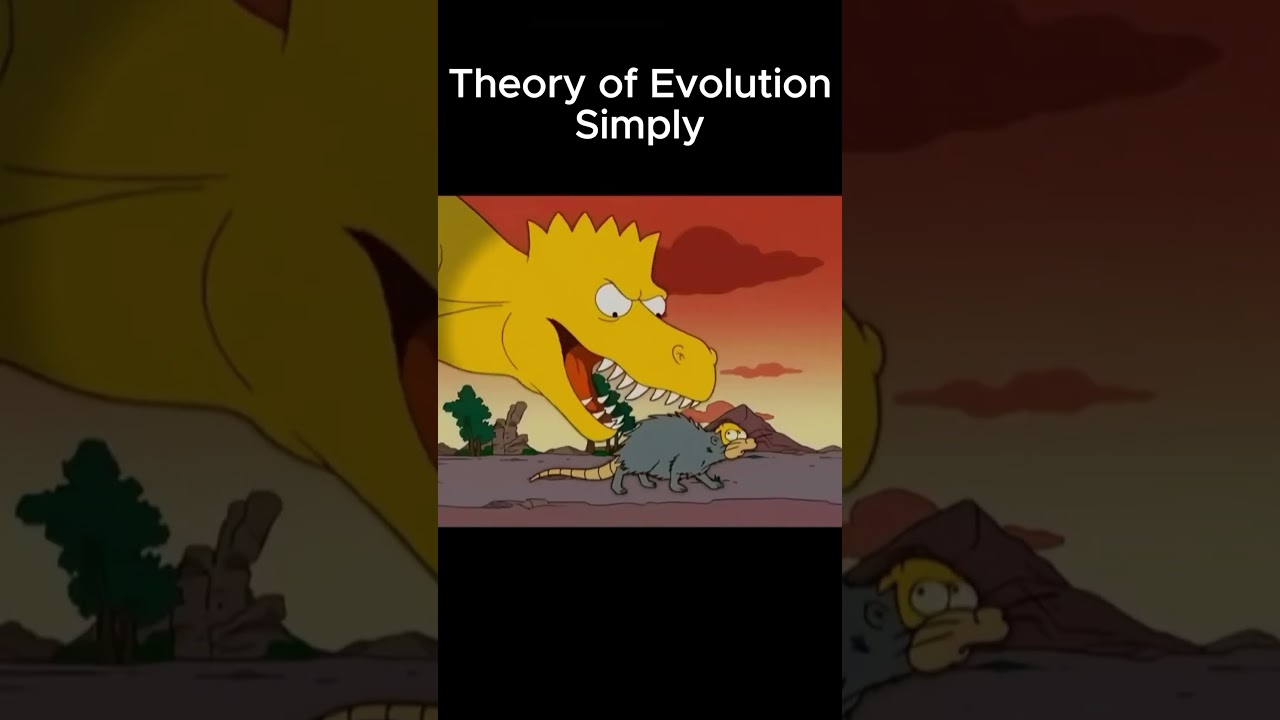 Simpsons explains Theory of Evolution